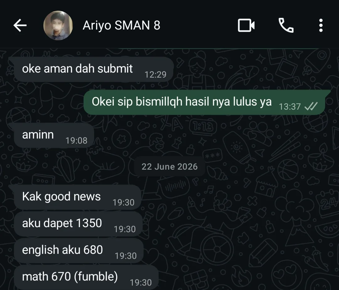 Ariyo — Success SAT