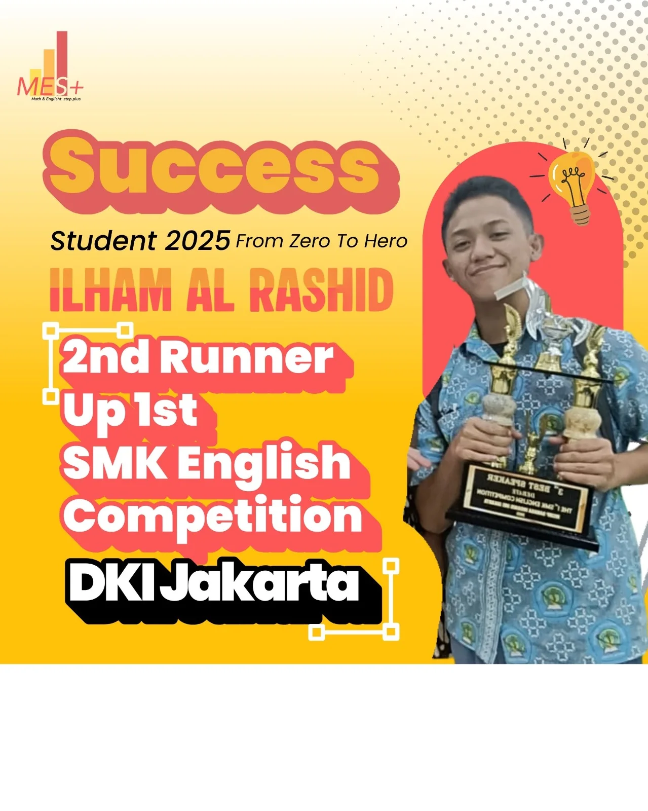 Ilham Al Rashid — Bronze Medal Debat Bahasa Inggris SMK DKI Jakarta 2025
