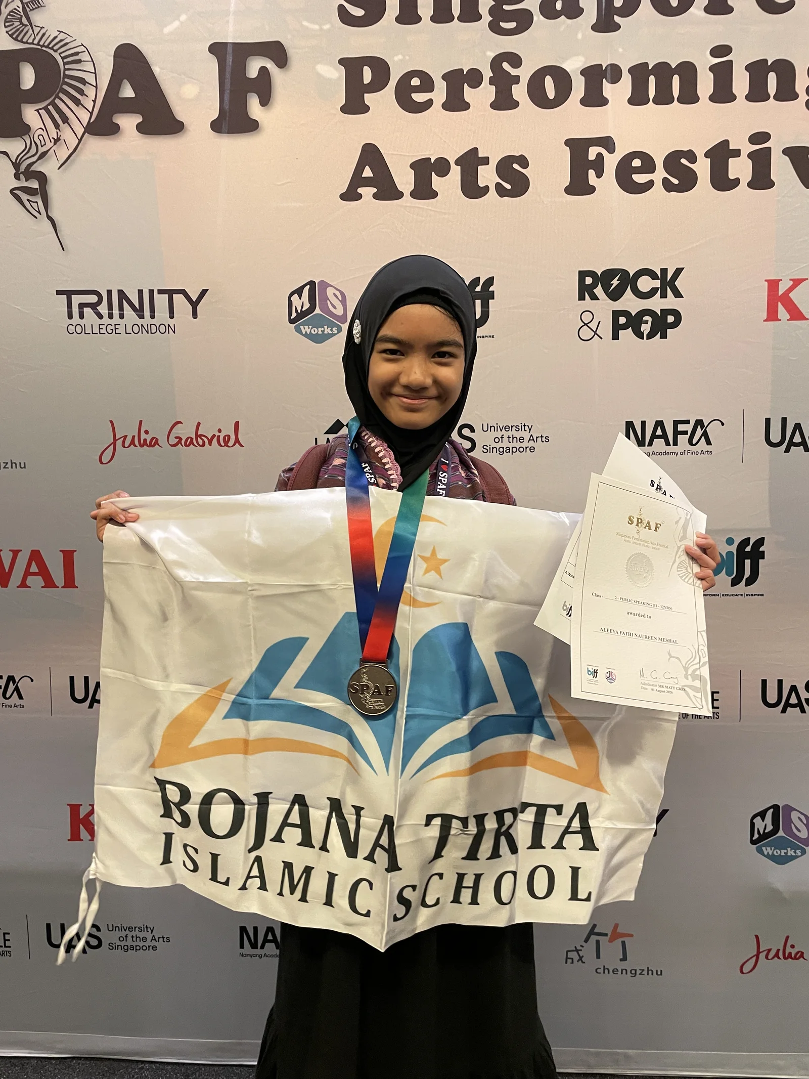 Naureen — Silver Medal Singapore Speech Contest 2026