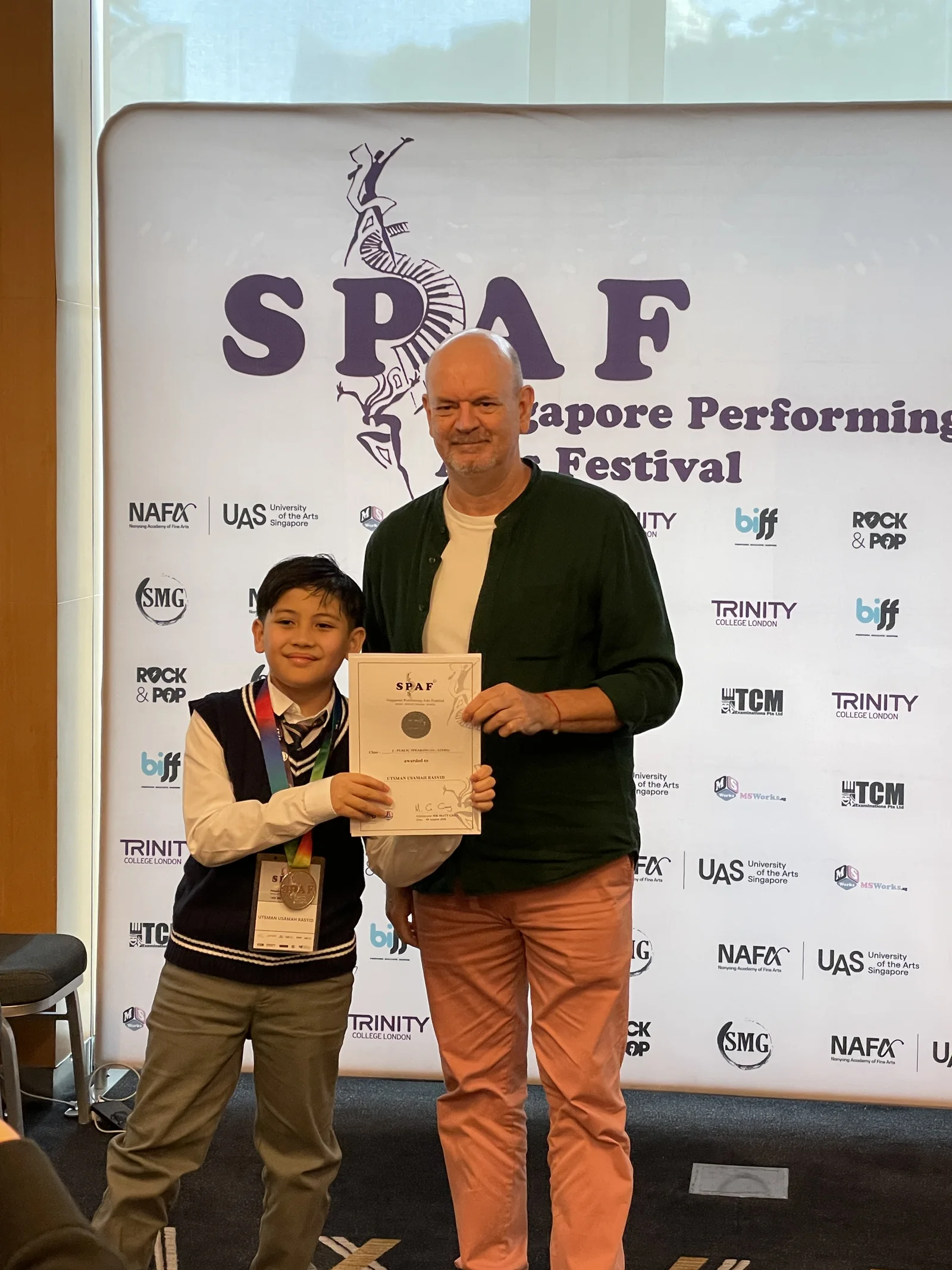 Utsman — Silver Medal Speech Contest