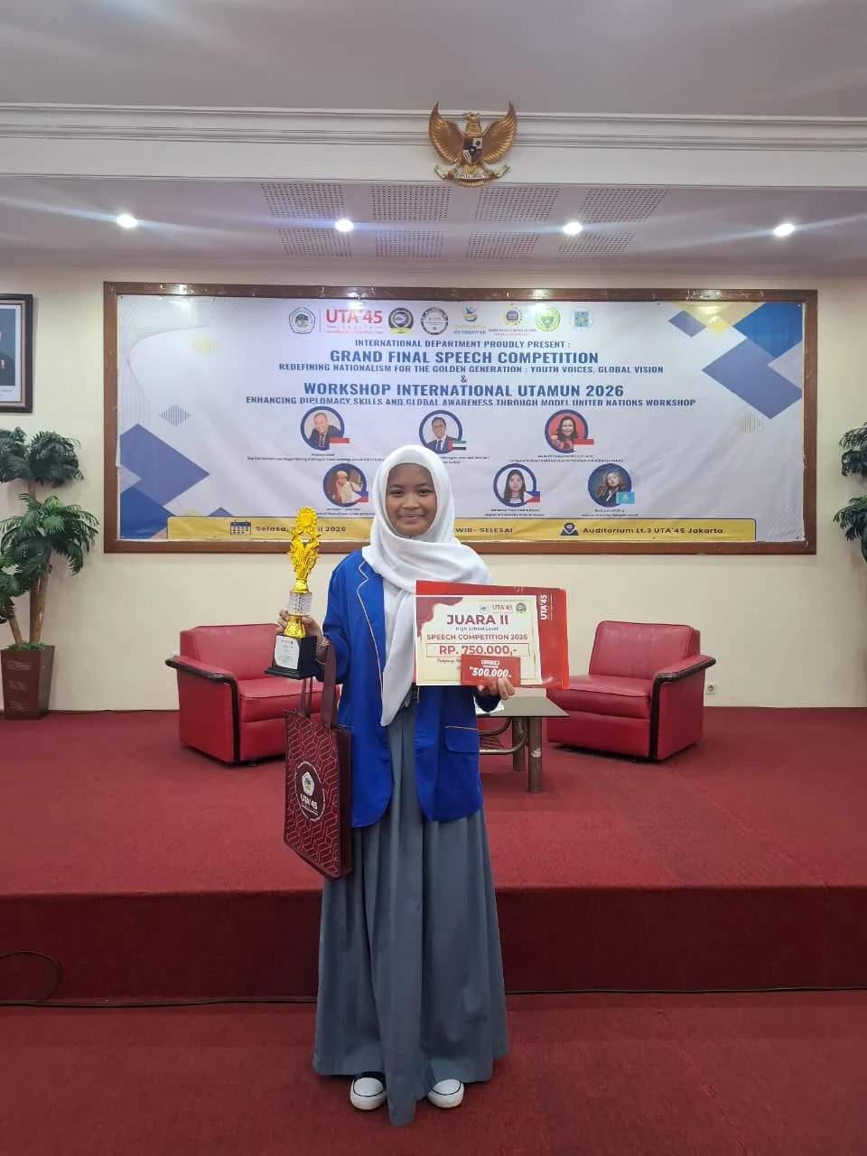 Vania — Silver Medal Speech Competition UTAMUN 2026